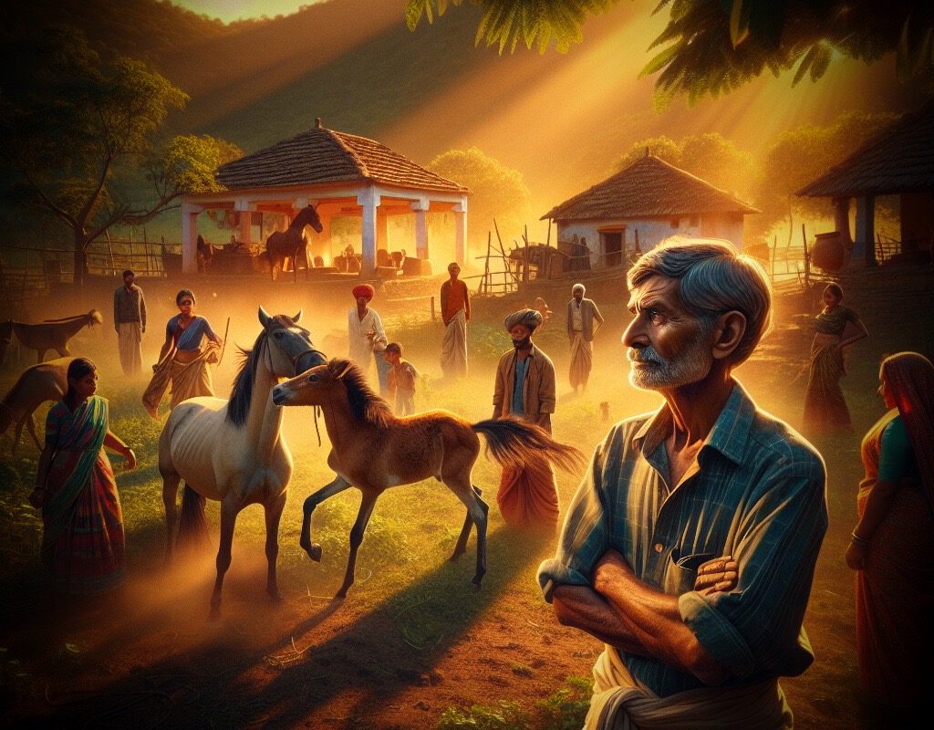 Der Bauer und sein Pferd