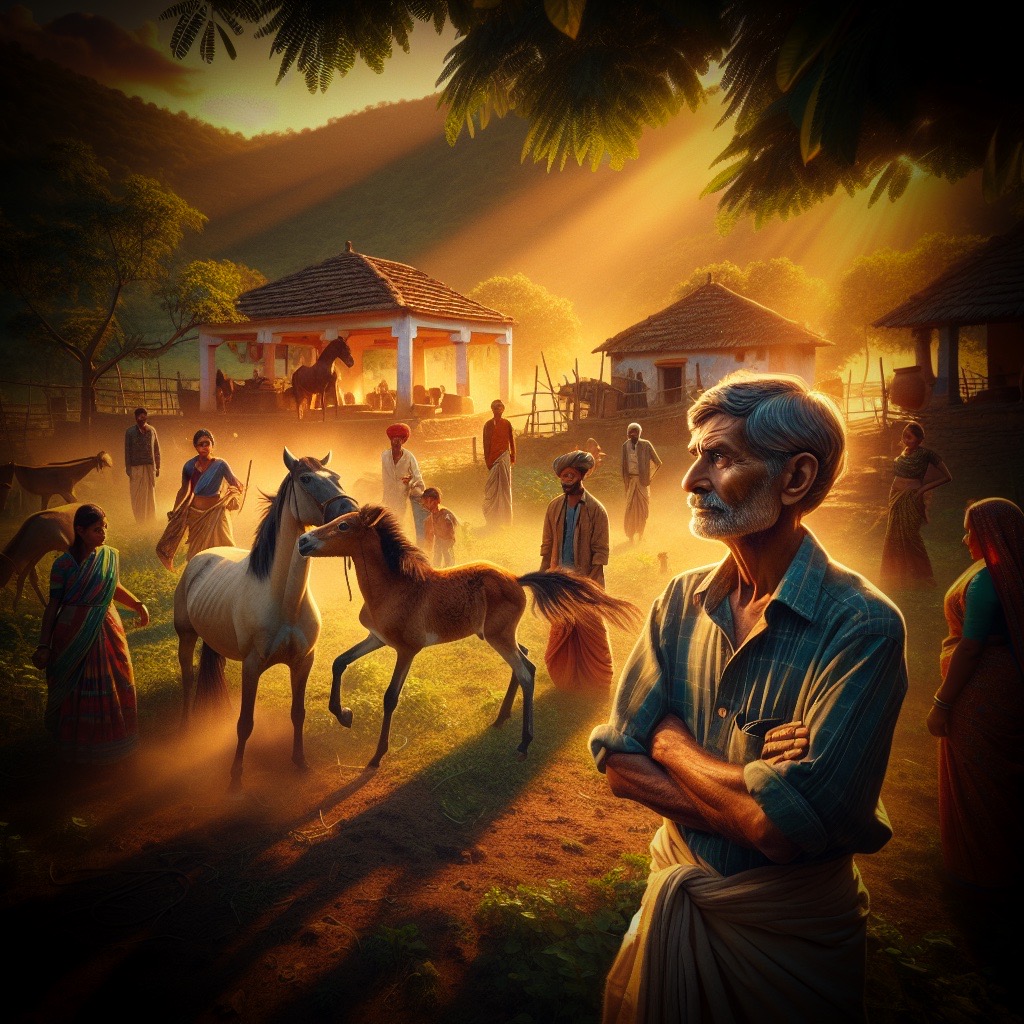 Der Bauer und sein Pferd